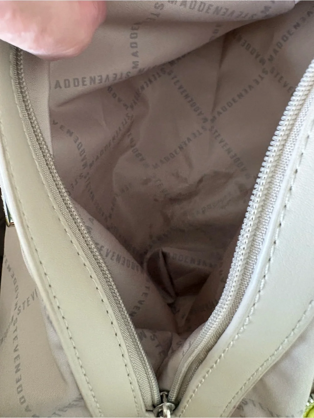 Steve Madden Bright yellow full Zip Tote or travel bag
